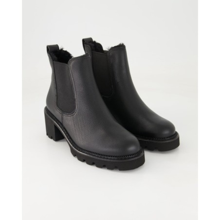 Paul Green 8076 Chelsea Boots in Schwarz