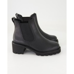 Paul Green 8076 Chelsea Boots in Schwarz