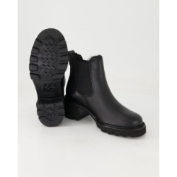 Paul Green 8076 Chelsea Boots in Schwarz