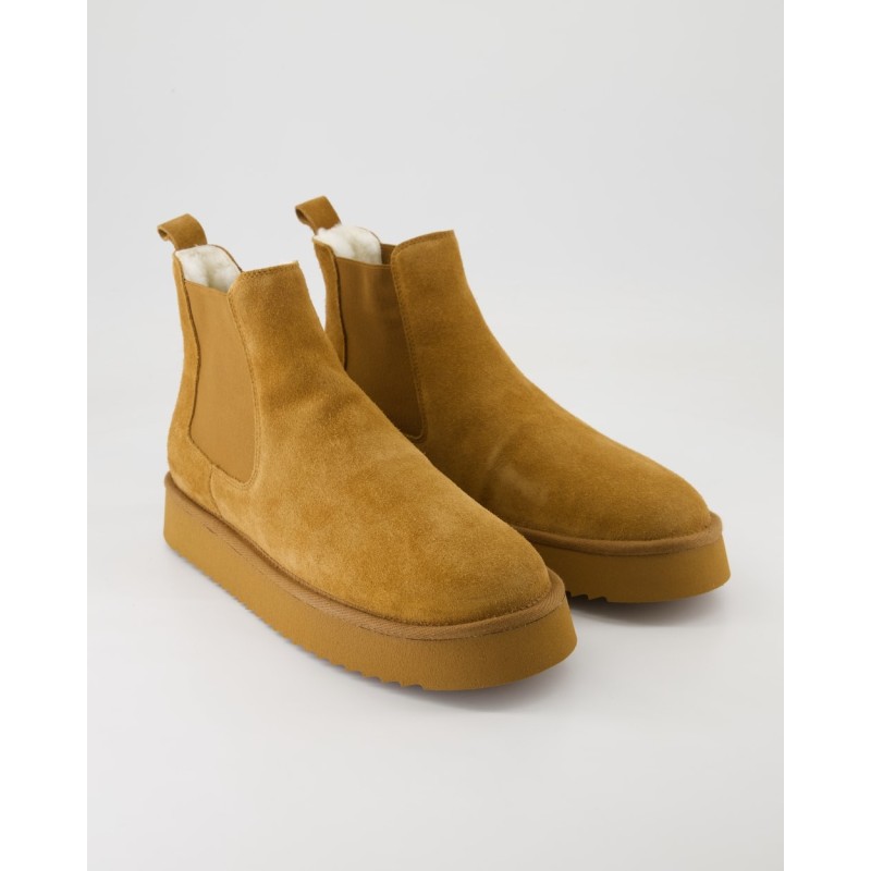Copenhagen Studios CPH258 Chelsea Boots in Beige