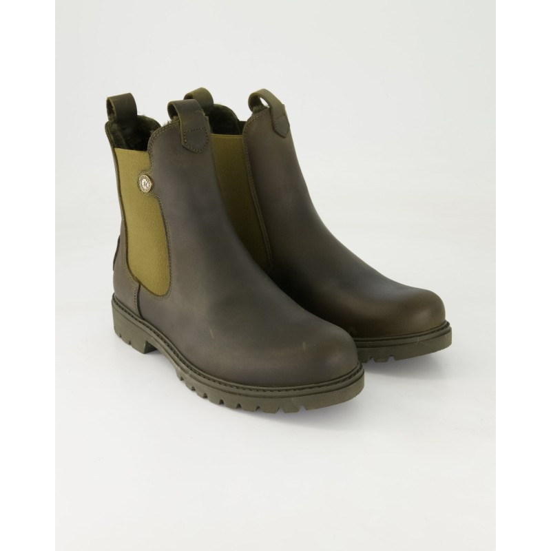 Panama Jack Francesca Igloo Chelsea Boots in Grün