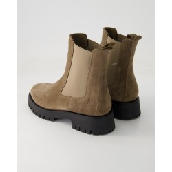 Zahira A8399-25 Chelsea Boots in Beige