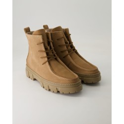 Paul Green 5499 Schnürstiefel in Beige