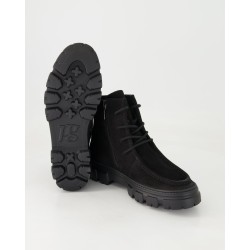 Paul Green 5499 Schnürstiefel in Schwarz