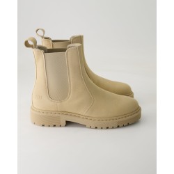 Zahira A7880-71 Chelsea Boots in Beige