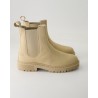 Zahira A7880-71 Chelsea Boots in Beige