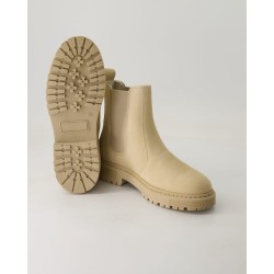 Zahira A7880-71 Chelsea Boots in Beige