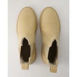 Zahira A7880-71 Chelsea Boots in Beige