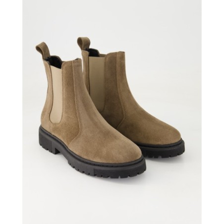 Zahira A7880-70 Chelsea Boots in Beige
