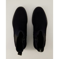 Sioux Meredith-745-H Chelsea Boots in Blau